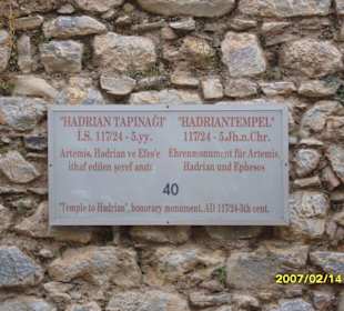 Ein Schild mit Beschreibung!