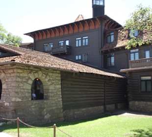 Im Bereich der Bright Angel Lodge