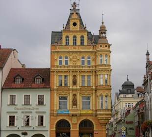 Budweis Marktplatz prächtiges Haus