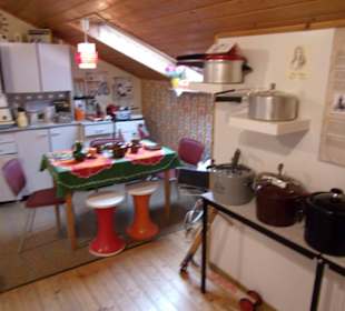 Im Museum verschiedene Küchen Epochen