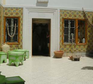 Innenhof eines traditionelen tunesisches Hauses