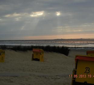 Einen Strandkorb mieten: pro Tag 10 €
