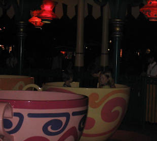 Rasante Fahrt mit den Untertassen