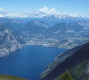 See mit Blick vom Monte Baldo