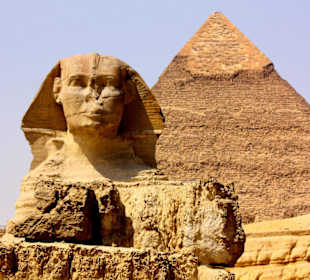 Chephren Pyramide mit Sphinx