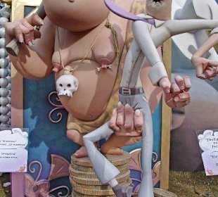 Fin de semana en fallas de valencia