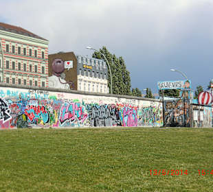 Reste der Berliner Mauer, 5 min vom Hotel