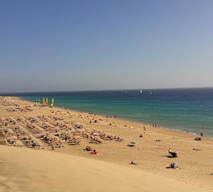 Bucht von Morro Jable zum Faro