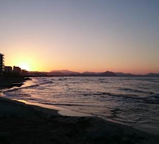 Can Picafort am Abend