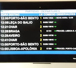 Zug ab Espinho