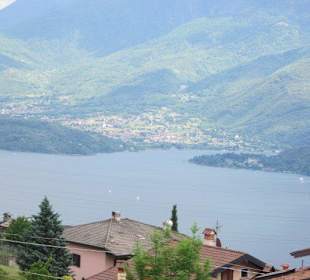 Blick von Stazzona zum See