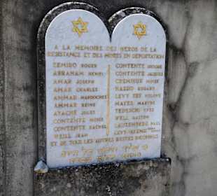 Auf dem jüdischen Friedhof von Saint-Pierre