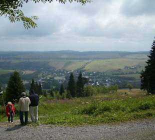 Blick auf Oberwiesenthal