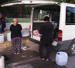 Teeküche aus dem Auto