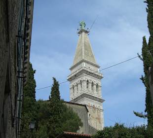 Kirchturm mit St. Eufemia