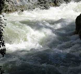 Die Passer-Klamm an der Gilfpromenade