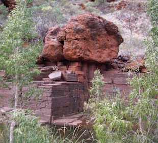 Karijini National Park - ganz unten im George