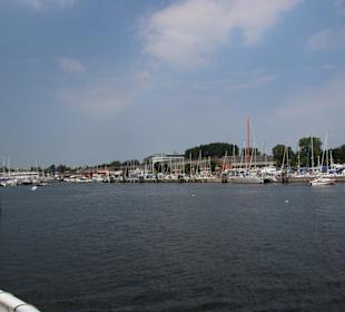 Die fjordartige Trave vor Travemünde