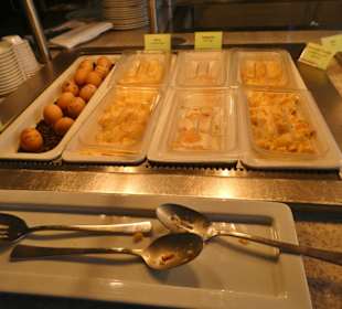Frühstücksbuffet im Panorama Hotel, 8. Stock