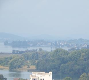 Blick vom Turm auf die Reichenau