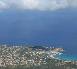 Blick auf die Küste