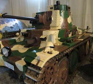 In den Hallen des Militärmuseums Lesany