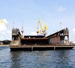 Trockendock im Hafen von Willemstad