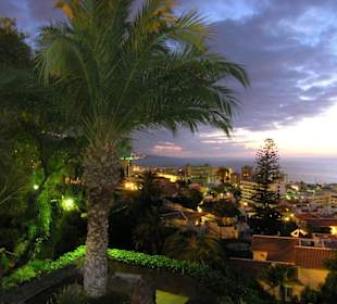 Abendstimmung über Puerto de la Cruz