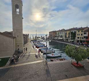 Panorama Terrasse Blick auf den Hafen