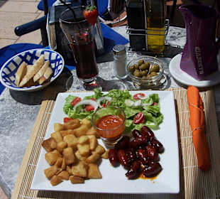 Das Cafe "Angolo Wind&Surf"