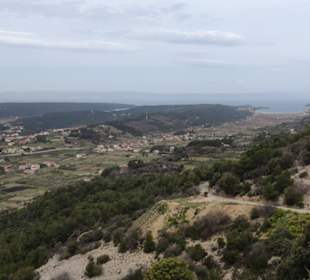Blick hinunter auf Mundanije