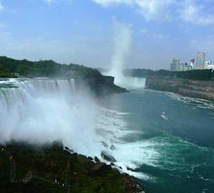Beiden Fälle mit Nebelfontaine
