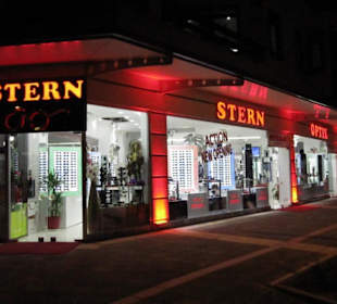 Stern Optik am Abend