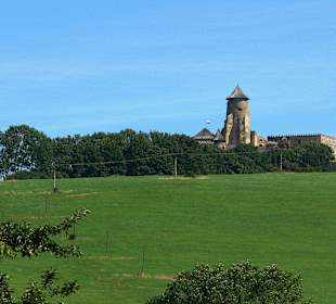 Widok na zamek w Starej Lubovni