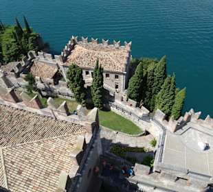 Die Zinnen des Castello di Malcesine