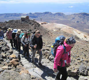 Der Weg zum Gipfel des Teides