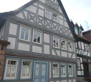 Bei einem Bummel durch die Altstadt von Steinau