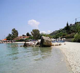 Stadt-Strand von Afithos