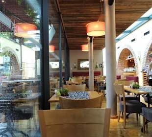 Blick in den Gastraum der Trattoria La Stella