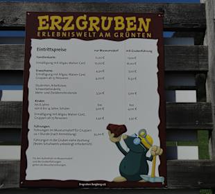 Erzgruben-Erlebniswelt Preis