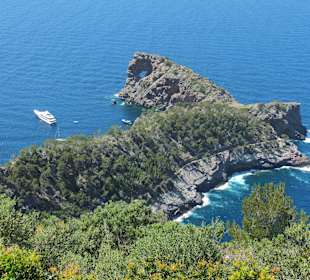 Beliebter Ankerplatz Halbinsel Na Foradada