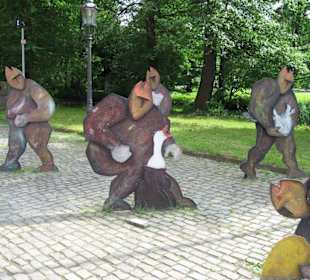 Skulptur Hans im Glück