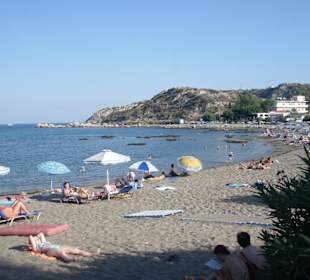Der kleinere Strand in Hotelnähe
