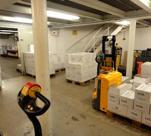 In der Kommissionierung des Bremer Ratskellers