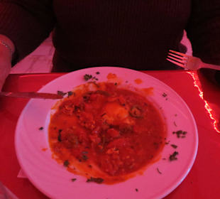 Restaurant Ali Baba Ojja mit Meeresfrüchten