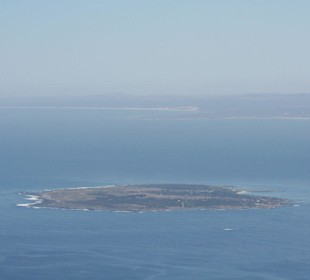 Tafelberg, Blick auf Robben Island