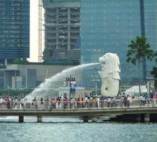  Das Wahrzeichen von Singapore „Der Merlion“