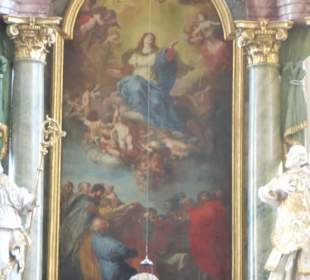 In der Pfarrkirche von Volkach