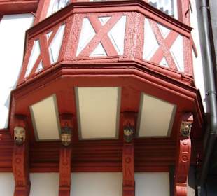 Fachwerk-Balkon am Kornmarkt