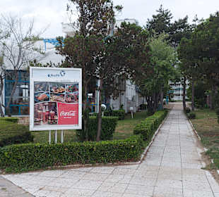 Schöne Strandpromenade 